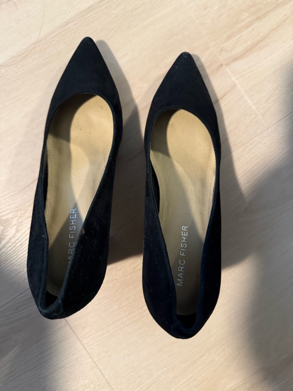 Marc Fisher Black Pointed Toe Women's Pumps